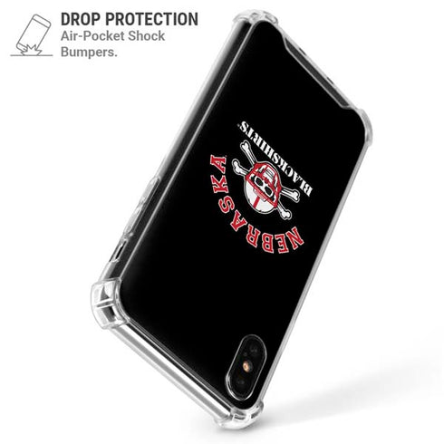 University of Nebraska Blackshirts iPhone XS Max Clear Case
